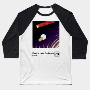 ELO 2 / Minimalist Style Graphic Poster Design Baseball T-Shirt